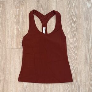 Lululemon Athletica Burgundy Racerback Tank Top